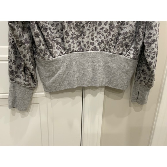 Athleta Wild Wasabi Floral Print Full Zip Hoodie Jacket Womens - Picture 8 of 15